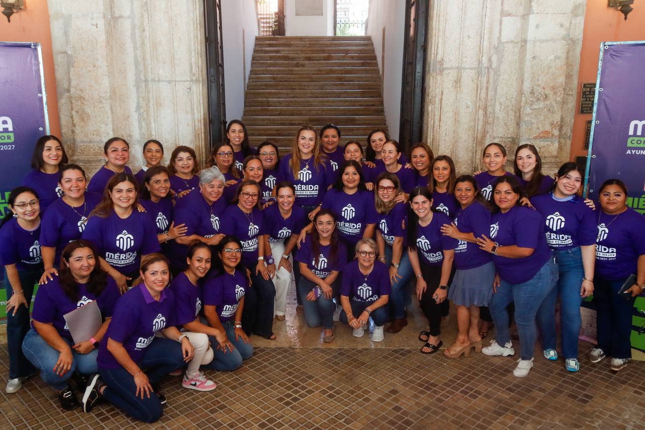 Cuenten con la alcaldía para eliminar las violencias y vivir tranquilas: Cecilia Patrón a las meridanas.
